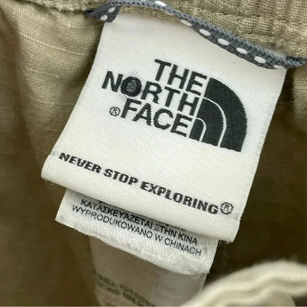 The North Face hiking pants cargo convertible Mens Size XL tan 3538
